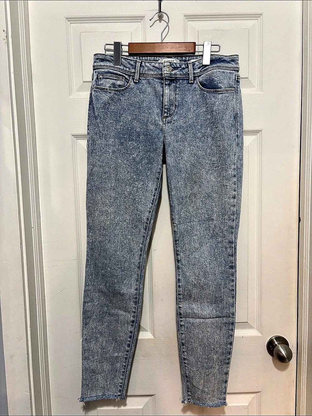 GUESS Low Rise Skinny Jeans Light Blue